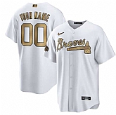 Customized Men's Atlanta Braves Active Player 2022 All-Star Cool Base White Stitched Jersey,baseball caps,new era cap wholesale,wholesale hats